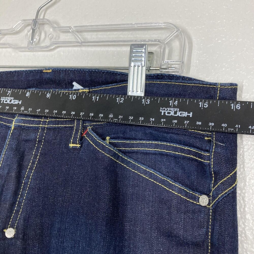 Rufskin Matchstick Jeans Mens 30 Blue Dark Wash Slim Straight Leg Stretch - Picture 6 of 16